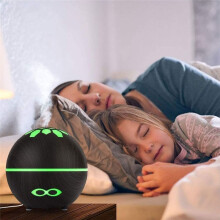Aromaterapimaskin Wood Grain Ultrasonic Oil Diffusor för Dekorativ Aromaterapi Luftfuktare US-Kontakt Light Wood Grain