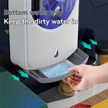 Kitchenware Home Mall Wall-Mounted Spoon Chopstick Box Sterilizer UV Drying Storage Box Simple Chopstick Cage Grey