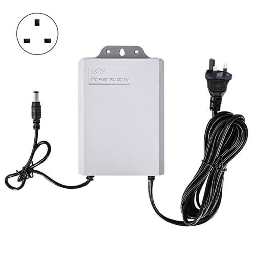 12V-2A UPS Power Supply for WiFi Router Modem Security Camera for Power Outages UK Plug 1