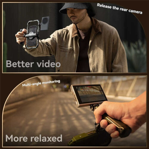 Wireless Video Monitor Kit for Vlogging with Remote for  & Android Phones 2