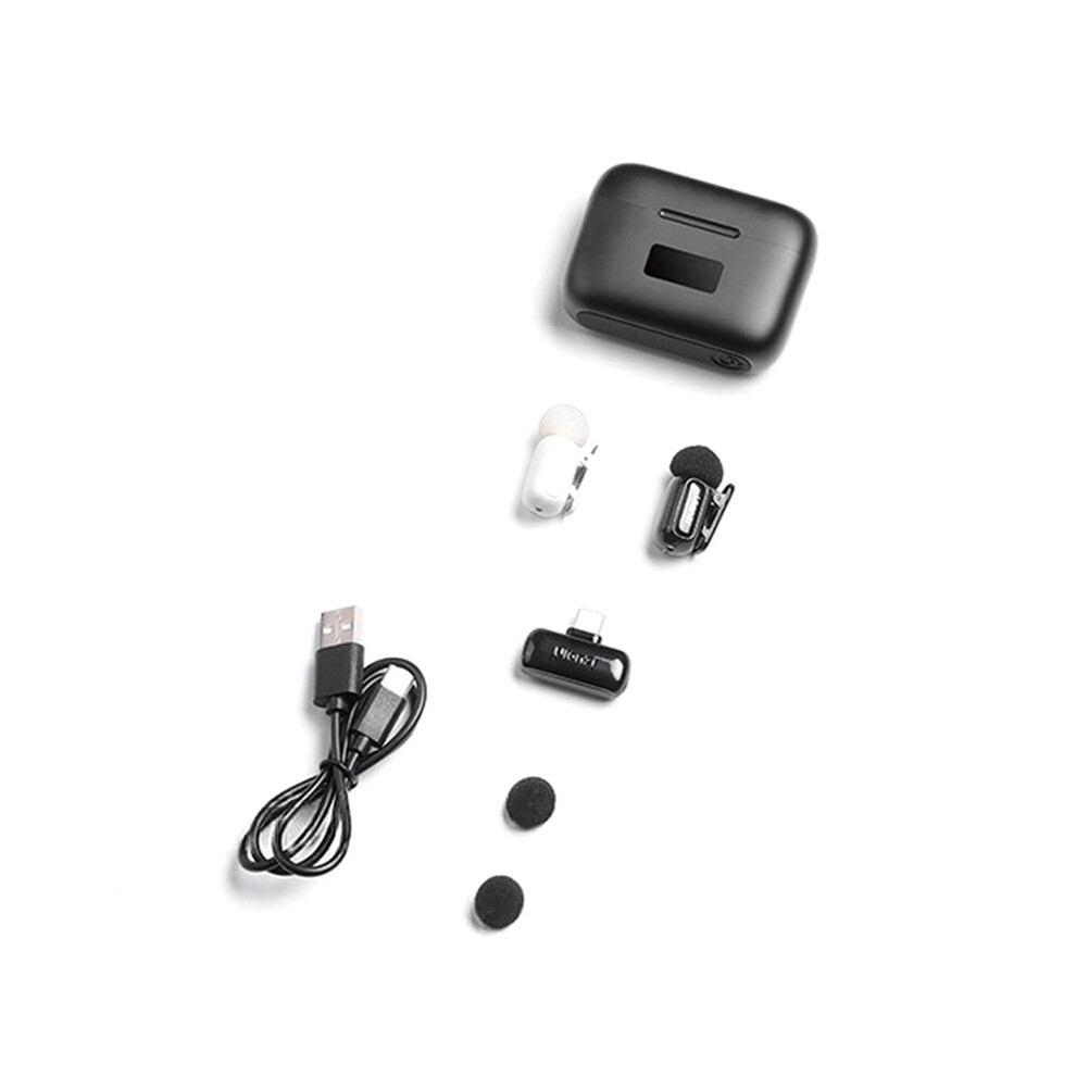 Ulanzi A200 Mic Wireless Lavalier Microphone Smartphone Live Streaming Vlog Video Recording Noise Reduction B 6134220647449