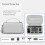 Portable PU Waterproof Carrying Case Bag for  OSMO Action 6 Camera Accessories Shockproof Storage Box B 4