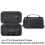 Portable PU Waterproof Carrying Case Bag for  OSMO Action 6 Camera Accessories Shockproof Storage Box B 3