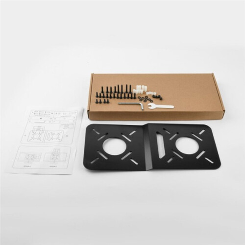 VESA Mount Bracket for  PC Host Monitor Hanging Bracket Universal VESA Mounted Plate for Small Form Factor Computer 2
