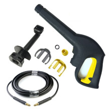 Pressure Washer Spray Lance for K3 K5 Electric Pressure Washers with 6M Water Hose Outlet Pipe Joint Set
