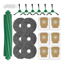 20PCS Main Side Brush Mop Pad Dust Bag for 505 Combo/ 405 Combo Vacuum Cleaner Accessories