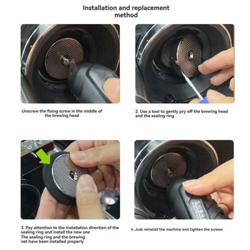 Coffee Brewing  Filter Kit for  ES601 ES655 ES701 Coffee Machine Brewing  Silicone Seal