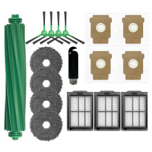 17PCS for 505 Combo/ 405 Combo Vacuum Cleaner Parts Main Side Brush Hepa Filters Mop Pad Dust Bag