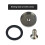 Coffee Brewing  Filter Kit for  ES601 ES655 ES701 Coffee Machine Brewing  Silicone Seal 5