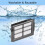 11PCS Main Side Brush Filters Replacement for    505 Combo/ 405 Combo Vacuum Cleaner Accessories 8