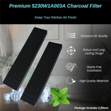 2PCS 5230W1A003A Replacement Charcoal Filters for LMV2031ST LMV2031BD Microwaves Carbon Air Filter for Kitchen