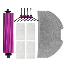 13PCS Main Side Brush Filter Mop Cloth Replacement for E20 Robot Vacuum Cleaner Accessories