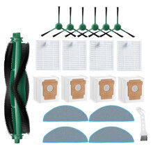 For 104 Combo/105 Vac/105 Combo/105 Combo+/Q052 Vacuum Cleaner Parts Main Side Brush Filters Mop Dust Bags