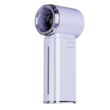 Ventilatore Digitale Portatile con 199 Livelli di Velocità, Raffreddamento A Nebbia di Ghiaccio, Ventilatore Ricaricabile Tramite USB, Display