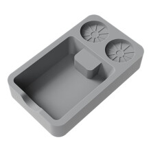 Silicone Coffee Tamping Station Espresso Station Organizer Multifunctional Coffee Tamper Stand for Worktop Bar Shop A