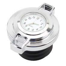 Motorcycle Fuel Tank Cap with Clock Oil Gas Caps for Sporster XL 883 1200 Road King 1996-2023