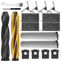 18PCS Main Side Brush Mop Roller Dust Bag Filter for Aqua10 Ultra Roller / Complete Vacuum Cleaner Parts