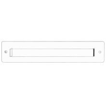 Modern Wall Mounted Clear Acrylic Sunglasses Hanger Rack, Eyewear Display Rail Holder for Entryway Living Room Bedroom