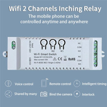 2CH WiFi DIY Timer EWeLink APP 7-32V USB 5V 2.4G WiFi Home Automation Module for Alexa Home IFTT