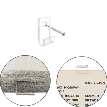 Vinyl Record Display Shelf Wall Mount,30Pc Minimalist Acrylic Vinyl Holder Wall Record Wall Display Stand for CD Display