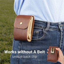 Foraging Bag with Extra Oversized Storage, Leather Foraging Pouch Collapsible for Outdoor Hiking & Camping