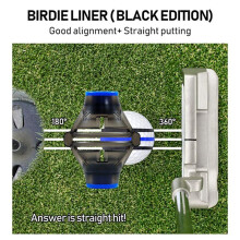 2 StüCk Golfball-Liner, Golfball-Ausrichtungsmarkierung, 3 Linien, Golfball-, Golfball-Linien-Zeichenwerkzeug (Rot)