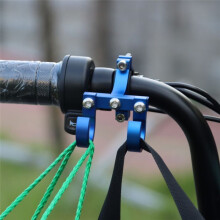 Elektroroller-Haken, Fahrradregal, Rohraufbewahrung, KleiderbüGel, Schnallenhaken, E-Bikes, Tragbarer DoppelhelmträGer, Rot