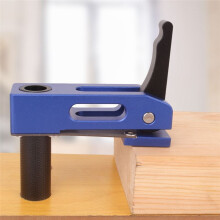 Woodworking Desktop Quick Acting Hold Down Clamp Fast Fixed Clip for Woodworking Benche 20mm Dog Hole Tool-Red