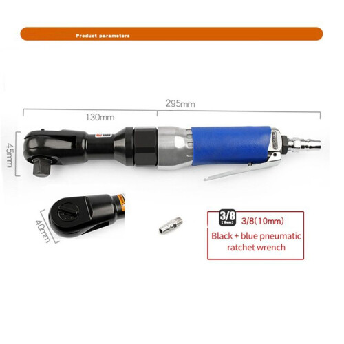 3/8 Heavy Right Angle Pneumatic Ratchet Wrench 90-Degree Pneumatic Pneumatic Trigger Wind Pulling Tool 1