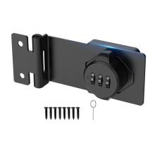 Keyless Cabinet Combination ,Cabinet Password Locks for Cabinet,Mailbox,Office File Cabinet Lock 90Angle Black