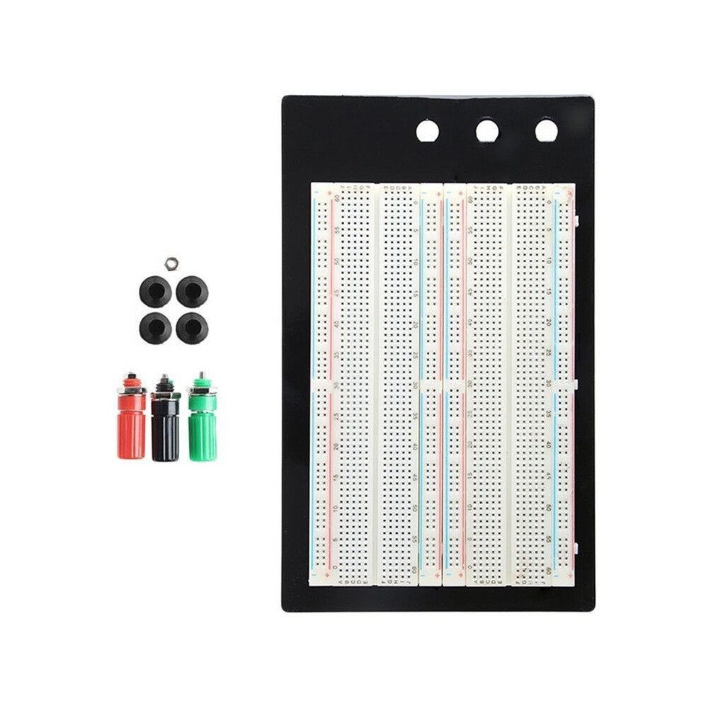 Solderless Breadboard Protoboard 1660 Positions Multifunctional Convenient Portable Zy-204 With Banana Jacks 4711801866219