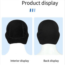 Zoyosports Chapeau de Cyclisme en Plein Air D'Hiver, Chapeau Coupe-Vent, Masque Chaud, Anti-PoussièRe, Protection Du Visage, Noir