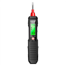 ANENG VD807 Digital Voltage Detector Tester Pen AC12-300V Voltage Testers Circuit NCV Sensor Wire Electrician Tool(Black)