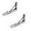 2 Piece Heavy Duty Folding Shelf Brackets Triangular Bracket Shelf Wall Shelf Support Frame for Bench Table with Screws 1