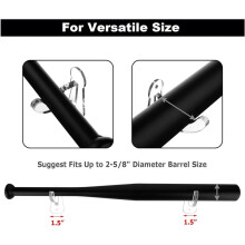 1 Paire de Support Mural en Acrylique pour Battes de Baseball, PréSentoir pour Battes de Softball, Support de Collection Transparent