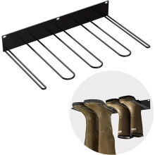 Wader Hangers 2-Pair Boot Rack Garage Boot Storage, Cowboy Boot Holder, Metal Wire Organizer For Entryway