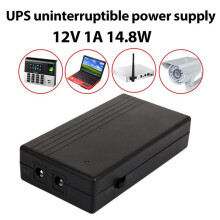 12V 1A 14.8W UPS Multiusos BateríA de Respaldo Seguridad EnergíA en Espera Fuente de AlimentacióN Fuente de AlimentacióN Ininterrumpida