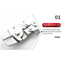 Aluminum Sleeve Crimping Pliers Cable Rope Cutter and Crimper 2-In-1 Metal Plate Crimping Tool