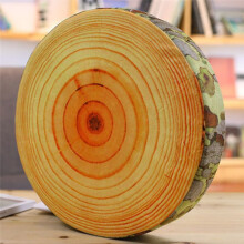 Funny Cute Wood Log Cushion Soft Cushion for Couch Sofa Living Home Bedroom Room Decor