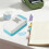 Tab Punch Handheld Folder Punch Loose Leaf Separator Label Punch  Paper Punch Cutter Puncher, Flat 4