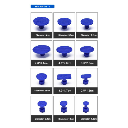 Car Dent Repair Tools Kit Slide Reverse Hammer Suction Cup Sheet Auto Body Paintless Dent Removal Tool Puller Tool Kit 2