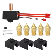 For Ender3 S1/PRO Elf Print Hot End Kit Copper-Plated Titanium Alloy Bimetallic High Temperature Resistant Upgraded
