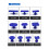 Car Dent Repair Tools Kit Slide Reverse Hammer Suction Cup Sheet Auto Body Paintless Dent Removal Tool Puller Tool Kit 4