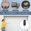Flo2rs 433mhz Garage Door Remote Control Opener FLO Remote Control 2 Button Transmitter 1