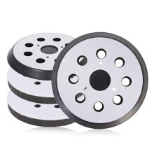 Almohadilla de Repuesto para Lijadora Orbital, 4 Almohadillas de Lijado con Gancho y Bucle de 5 Pulgadas, Piezas de Metal para XOB01Z BO5041/K