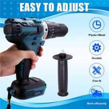Perceuse Sans Fil Sans Balais, Couple de 13 Mm, 120 Nm, Perceuse Électrique pour Batterie 21 V (Sans Batterie)