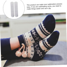 2Pcs Making Tools Sports Socks Fixed Plate Heat Press Transfer Socks Accessories Blank Socks DIY Transfer Jig