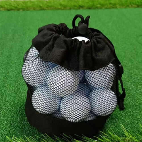 Storage Bag Mesh Bag with Drawstring Net Fabric Bag   Drawstring Bag 1