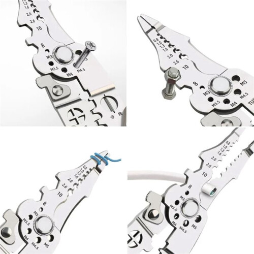 Multifunctional Wire Stripper Crimper Cable Cutter Pliers, Multifunctional Wire Stripper Crimper Cable Cutter Plier 2
