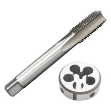 Metrisches Gewindebohrer- und Schneideisenset M14 X 1,5 Mm, Maschinengewindeschneideisen-Set Aus Schnellarbeitsstahl, Gewindebohrer und